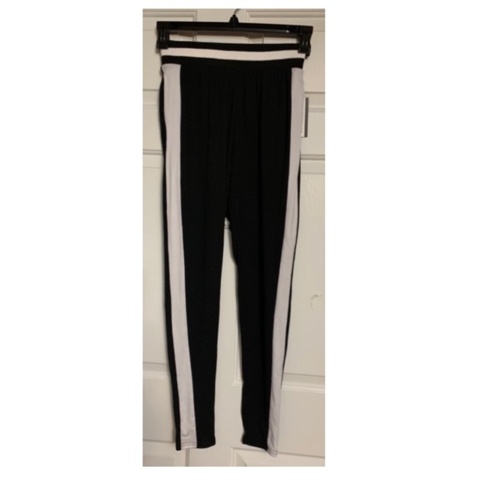 🦋🎯 SWS / ACTIVE Black Lounge Track Pants Sweatpants NWT S